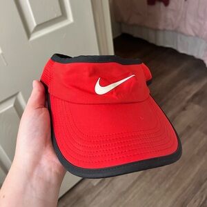 Red Nike visor